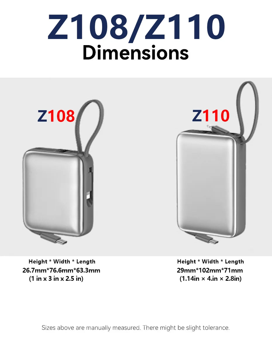66W 100000mAh Power Bank Fast Charging PD 22W Portable Mini PowerBank for iPhone 17 16 15 Xiaomi External Battery Charger