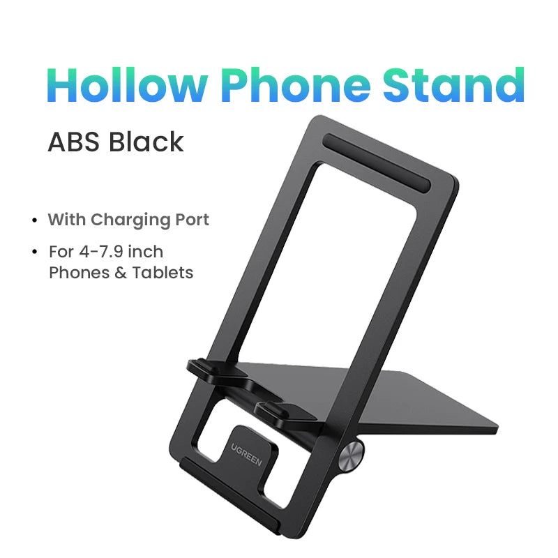 UGREEN Foldable Phone Stand – Desk Holder for iPhone & Mobile Devices
