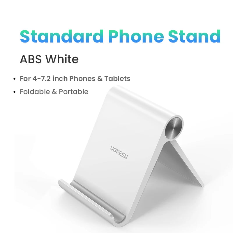 UGREEN Foldable Phone Stand – Desk Holder for iPhone & Mobile Devices