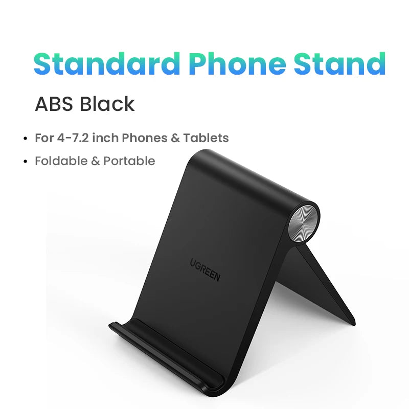UGREEN Foldable Phone Stand – Desk Holder for iPhone & Mobile Devices
