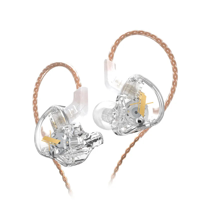 KZ EDX In-Ear Earphones – HiFi Bass Wired IEM, Detachable 2Pin Cable