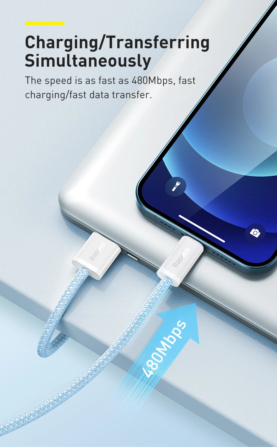 Baseus Fast Charging USB Cable – iPhone Compatible