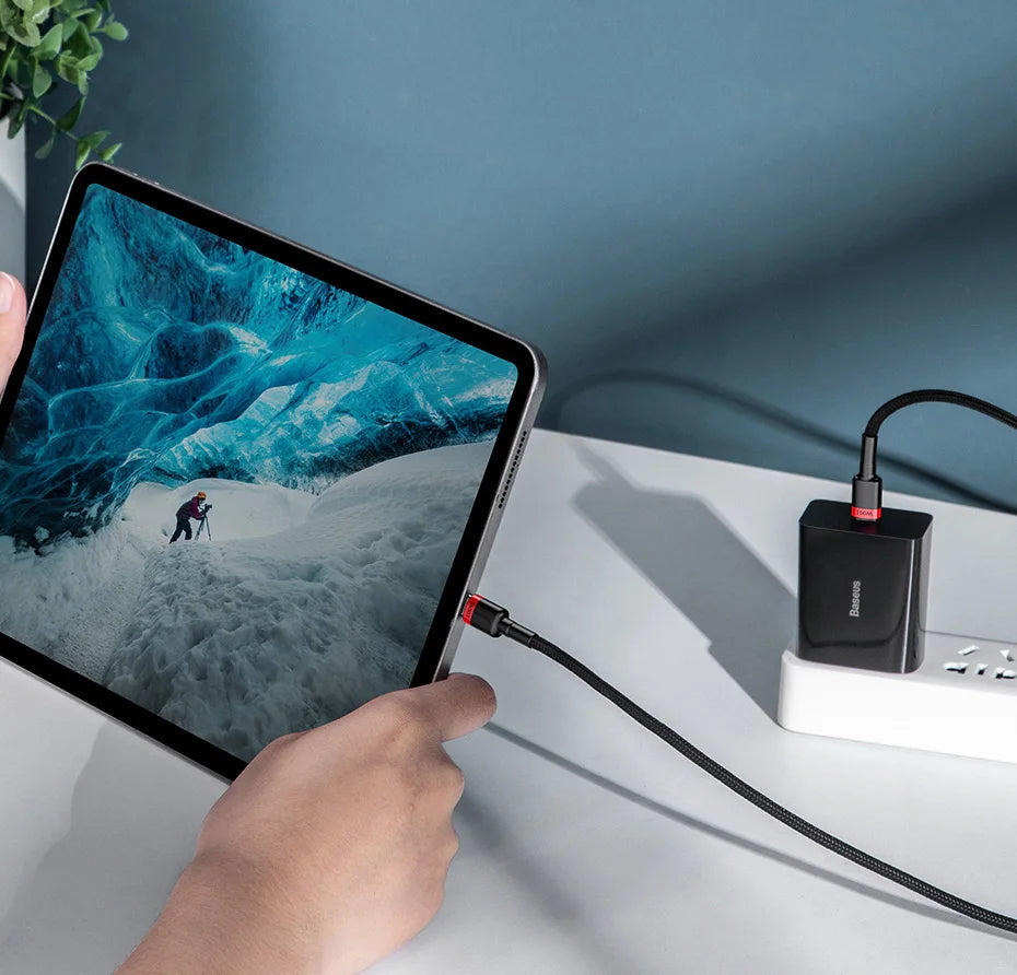 Baseus 100W USB-C Fast Charging Cable – MacBook & iPhone