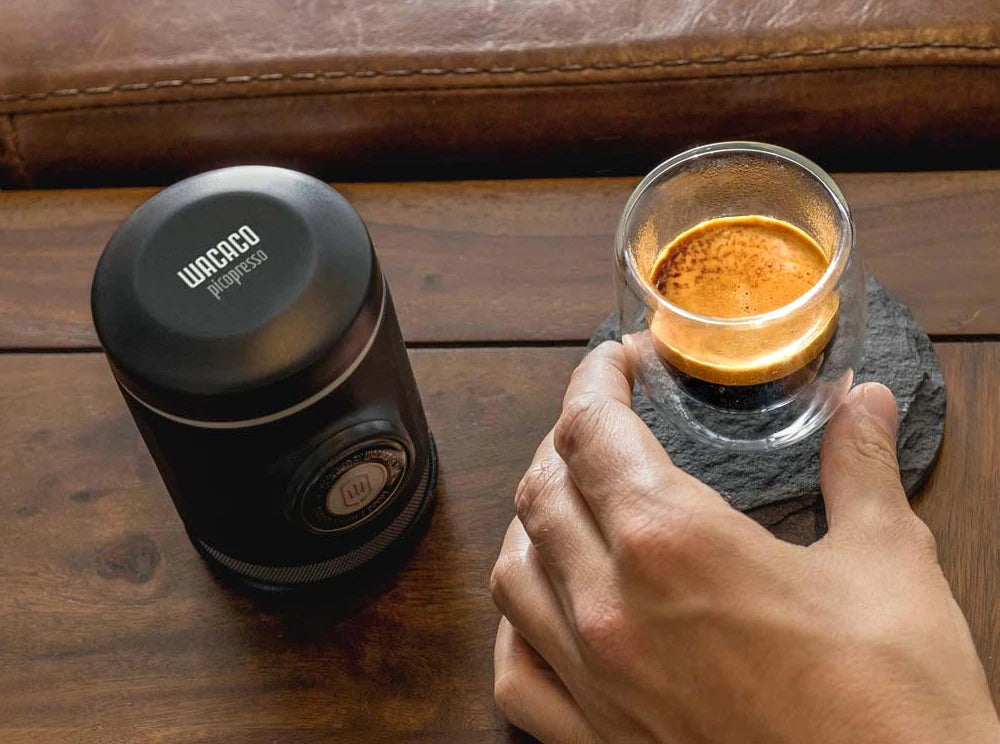 WACACO Picopresso Espresso Maker – Portable 18 Bar Travel Coffee Machine