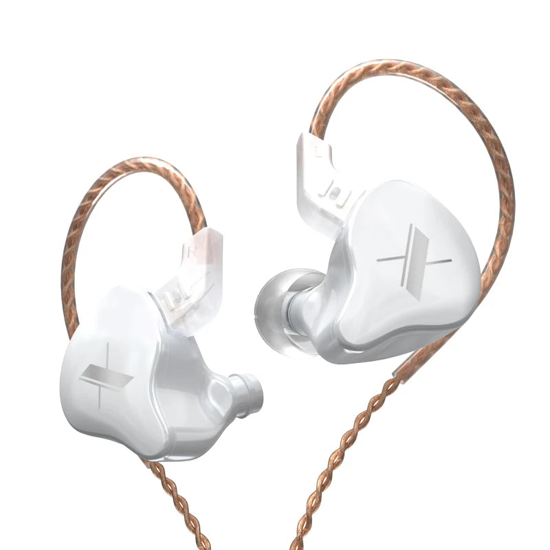 KZ EDX In-Ear Earphones – HiFi Bass Wired IEM, Detachable 2Pin Cable