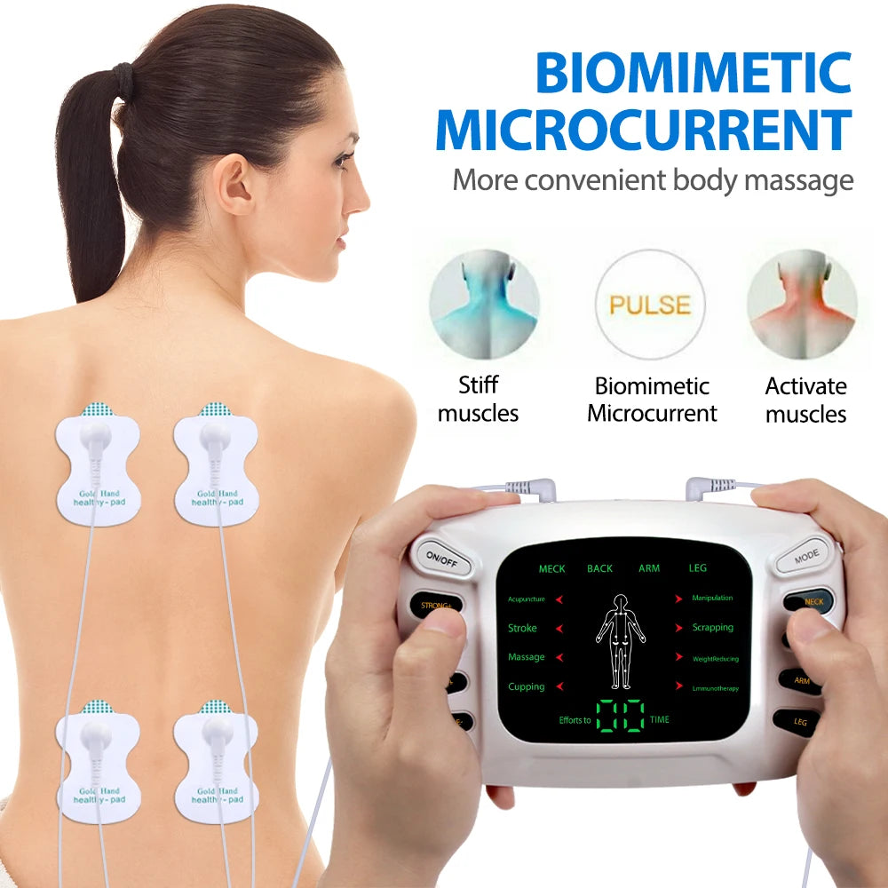 Electrostimulator Physiotherapy TENS Machines Eletric Compex Muscle Stimulator EMS Pulse Acupuncture Best Massager For Body Pad