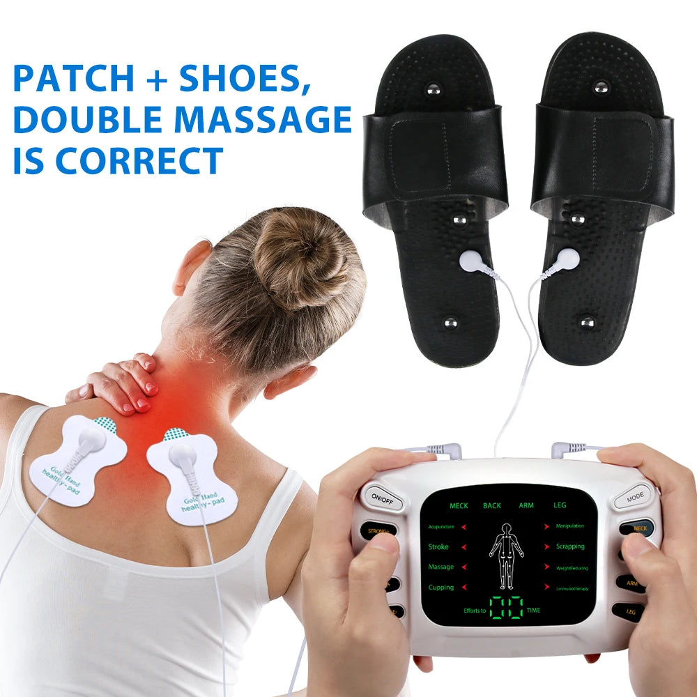 Electrostimulator Physiotherapy TENS Machines Eletric Compex Muscle Stimulator EMS Pulse Acupuncture Best Massager For Body Pad
