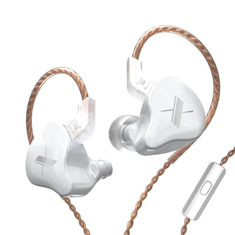 KZ EDX In-Ear Earphones – HiFi Bass Wired IEM, Detachable 2Pin Cable