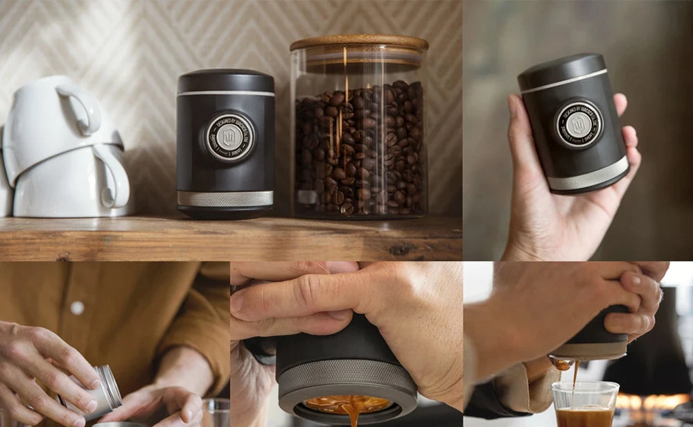 WACACO Picopresso Espresso Maker – Portable 18 Bar Travel Coffee Machine