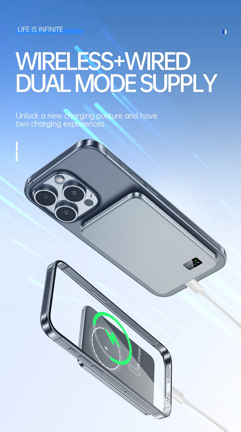 MagSafe Wireless Power Bank – Portable Fast Charger
