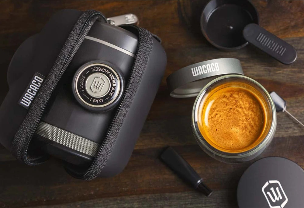 WACACO Picopresso Espresso Maker – Portable 18 Bar Travel Coffee Machine