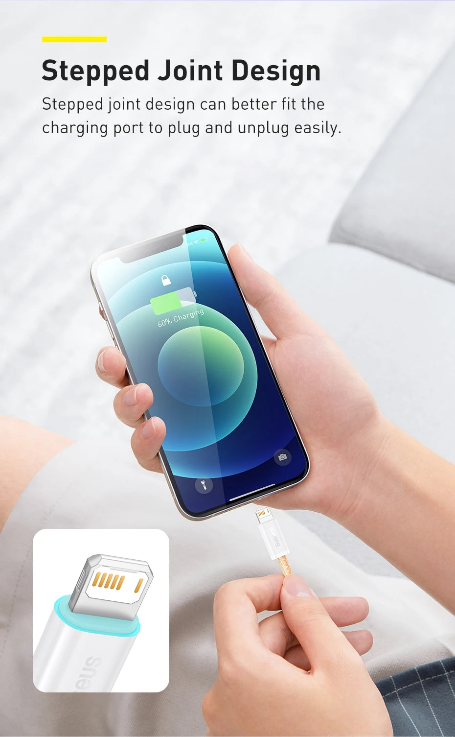 Baseus Fast Charging USB Cable – iPhone Compatible