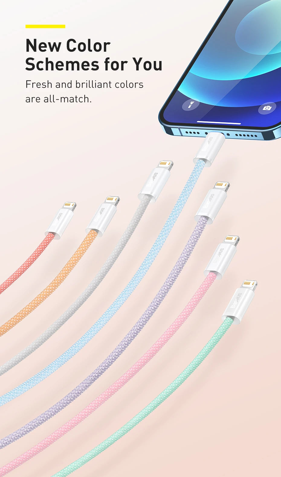 Baseus Fast Charging USB Cable – iPhone Compatible