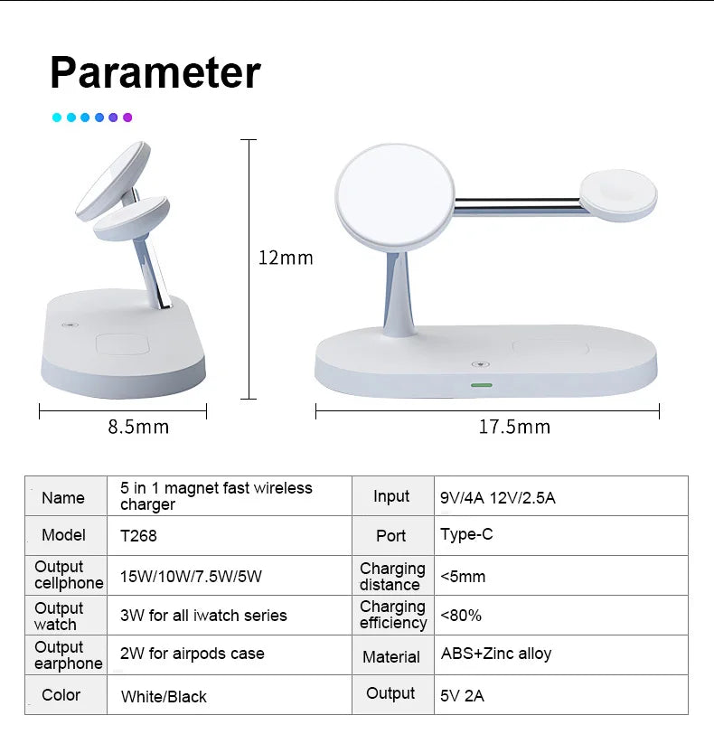 3-in-1 Wireless Charger – Fast Charging for Apple Devices