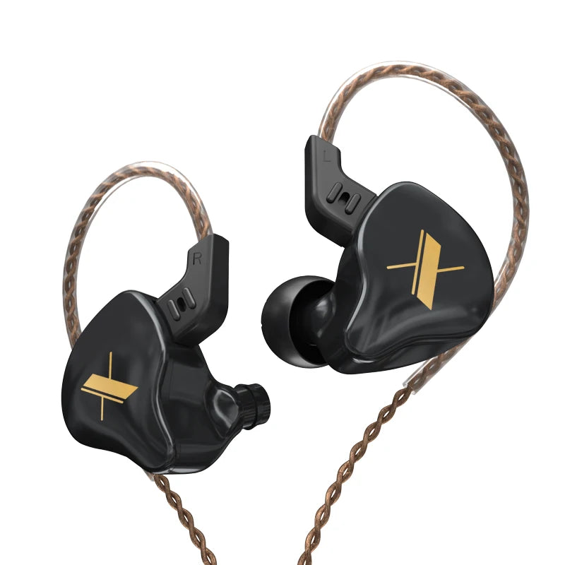 KZ EDX In-Ear Earphones – HiFi Bass Wired IEM, Detachable 2Pin Cable