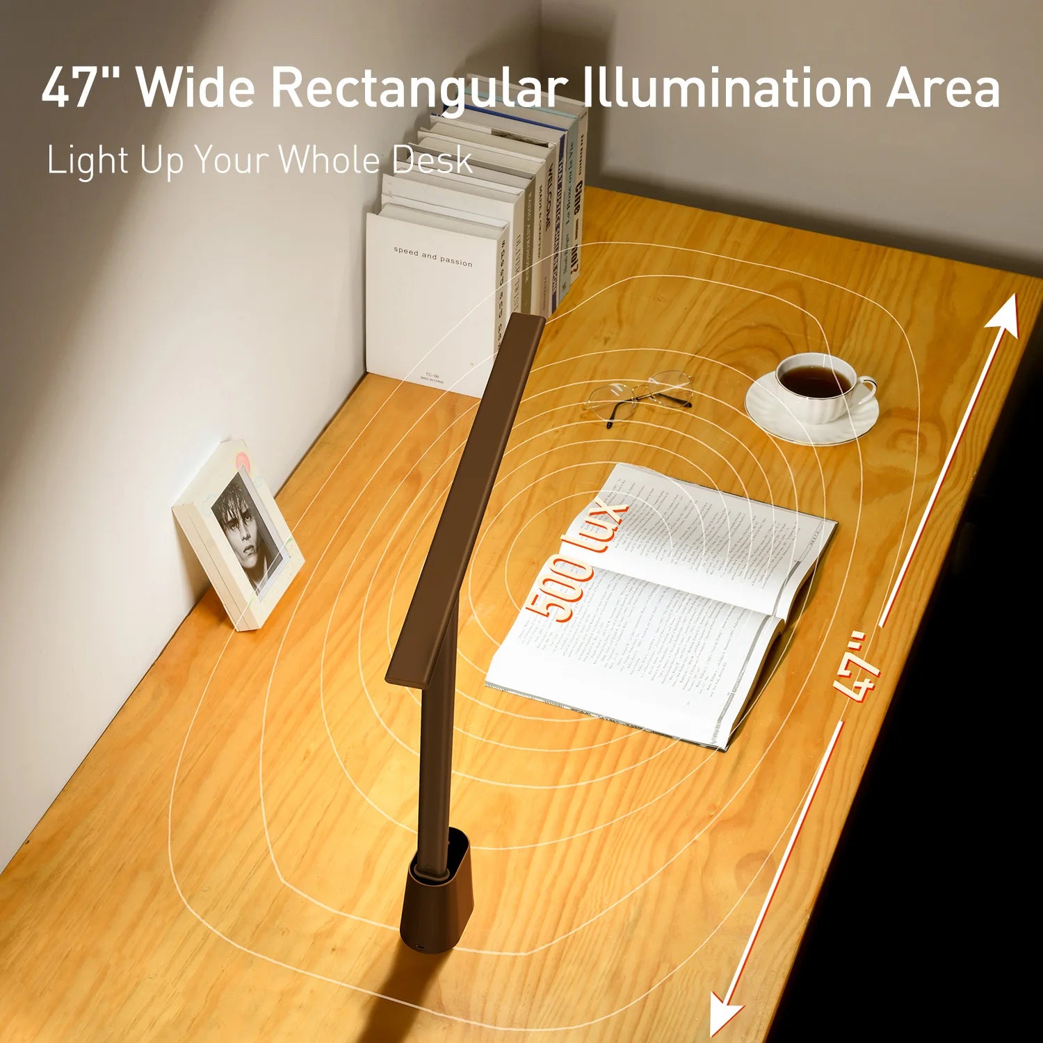 Baseus Dimmable LED Table Lamp – Eye Protection Desk Light for Office & Study