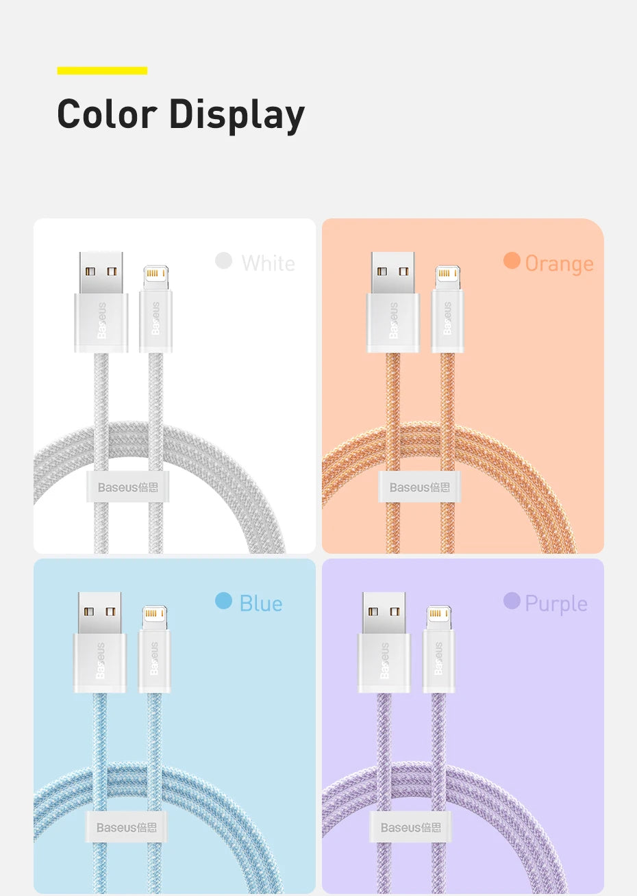 Baseus Fast Charging USB Cable – iPhone Compatible