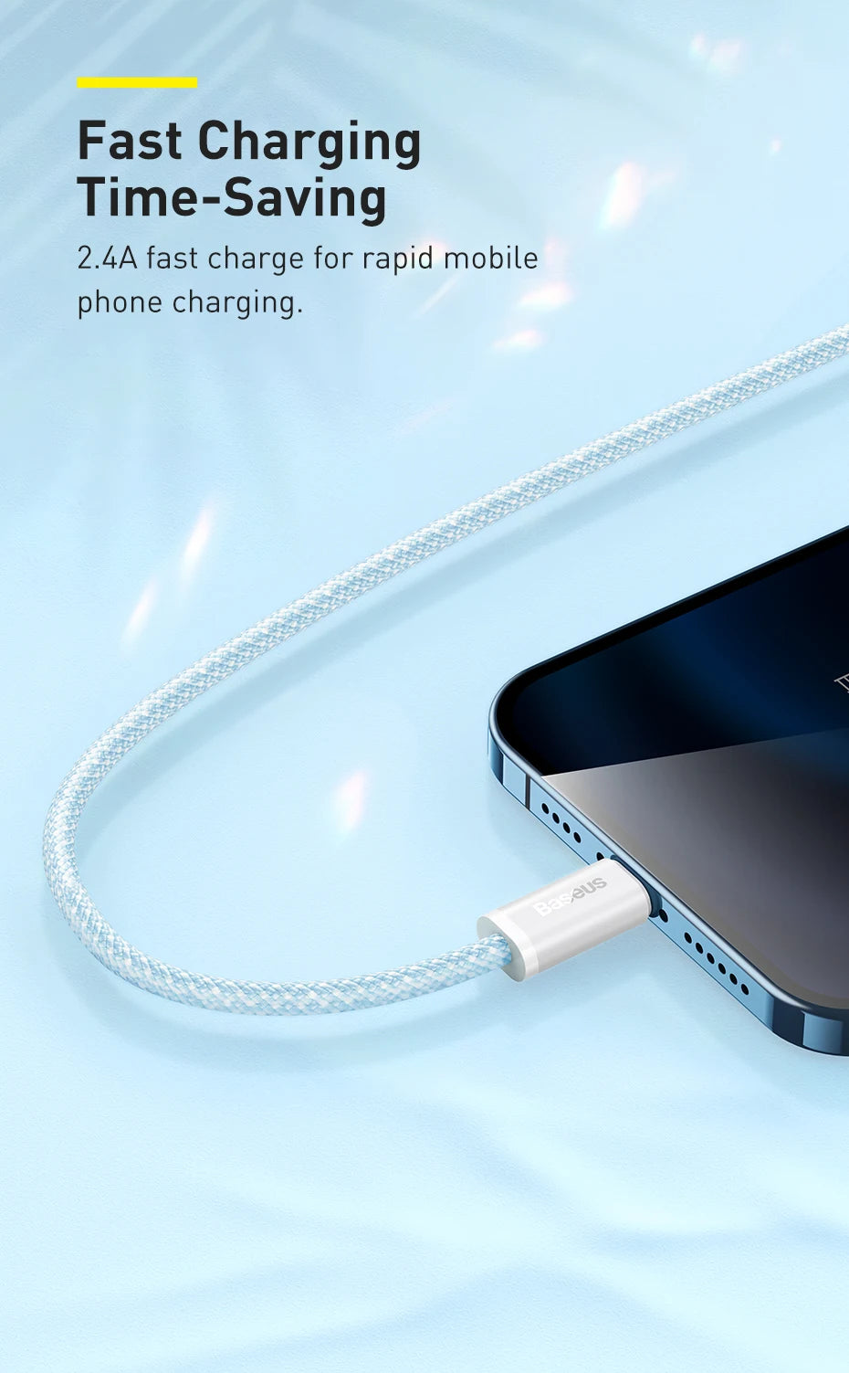 Baseus Fast Charging USB Cable – iPhone Compatible