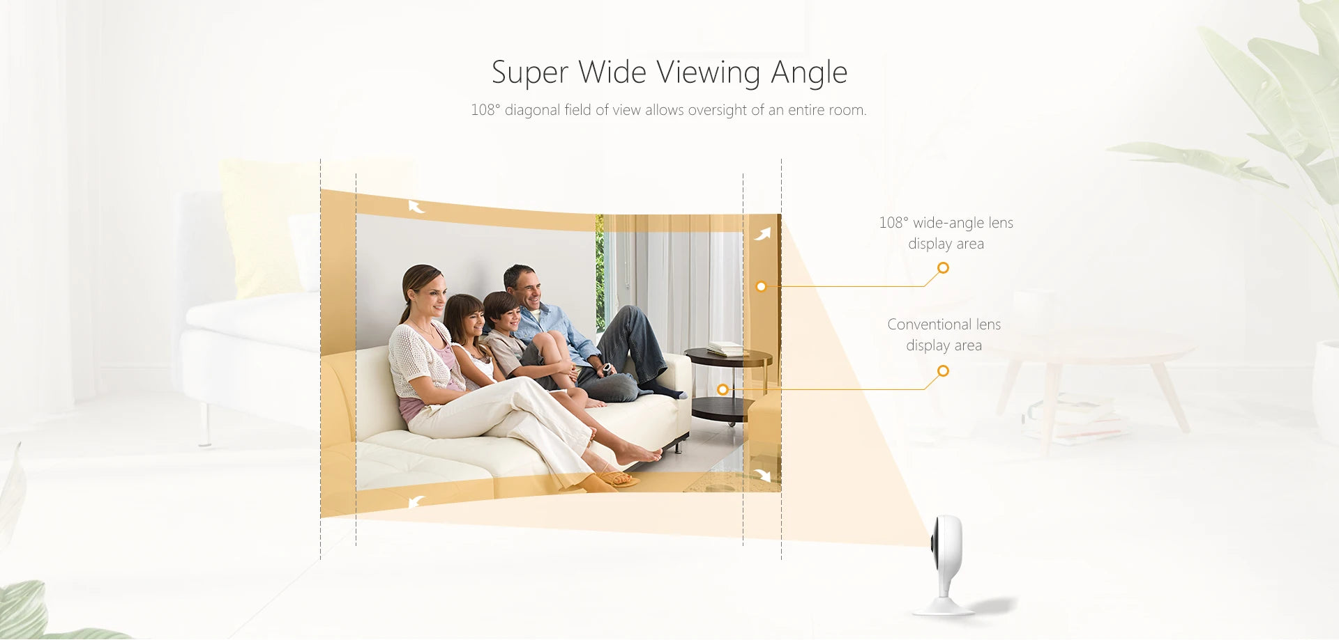 IMOU Cue 2E Indoor Wi-Fi Security Camera – Human Detection, Night Vision, 1080P Monitoring