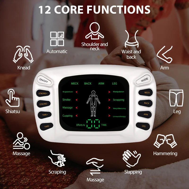 Electrostimulator Physiotherapy TENS Machines Eletric Compex Muscle Stimulator EMS Pulse Acupuncture Best Massager For Body Pad