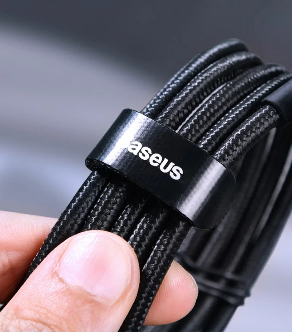 Baseus 100W USB-C Fast Charging Cable – MacBook & iPhone