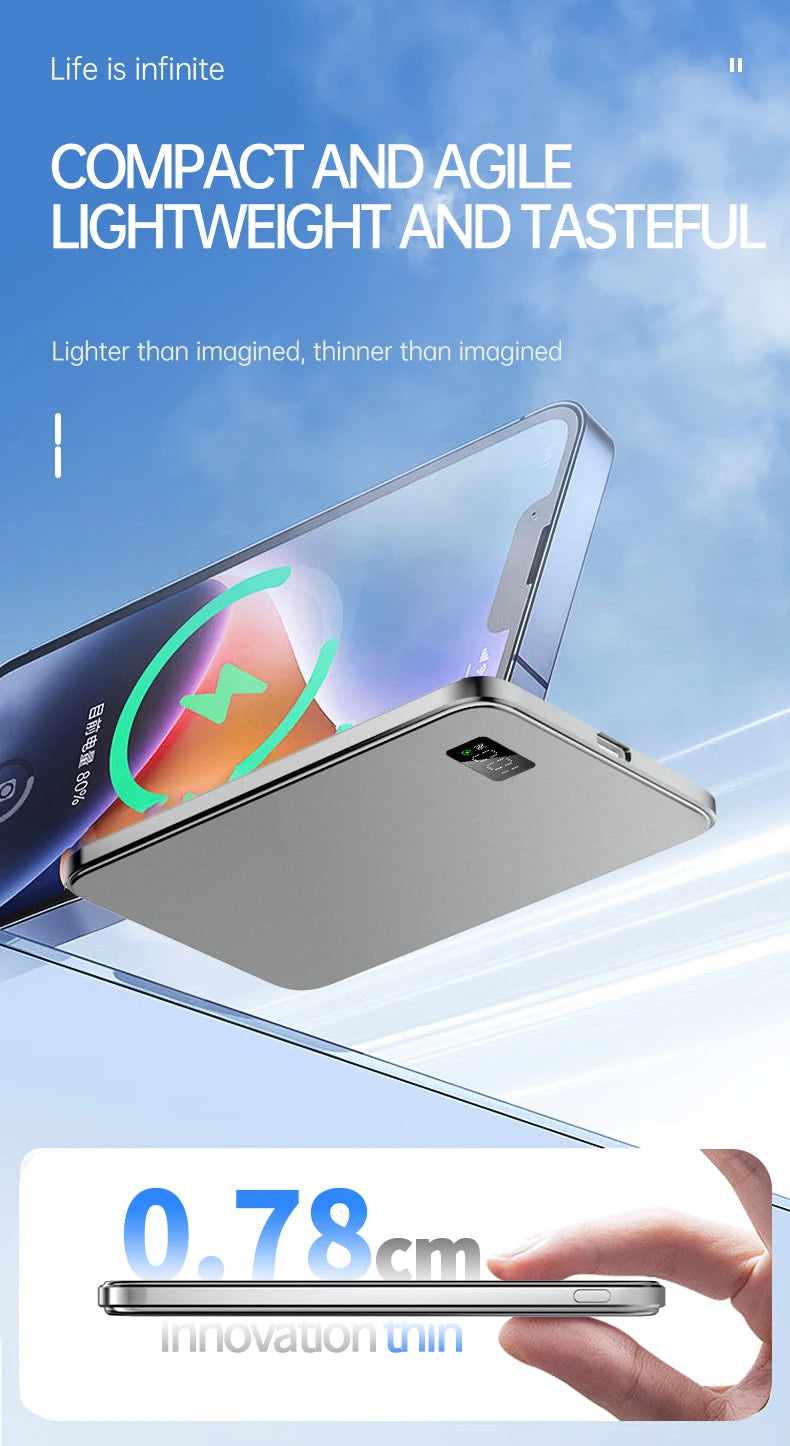 MagSafe Wireless Power Bank – Portable Fast Charger