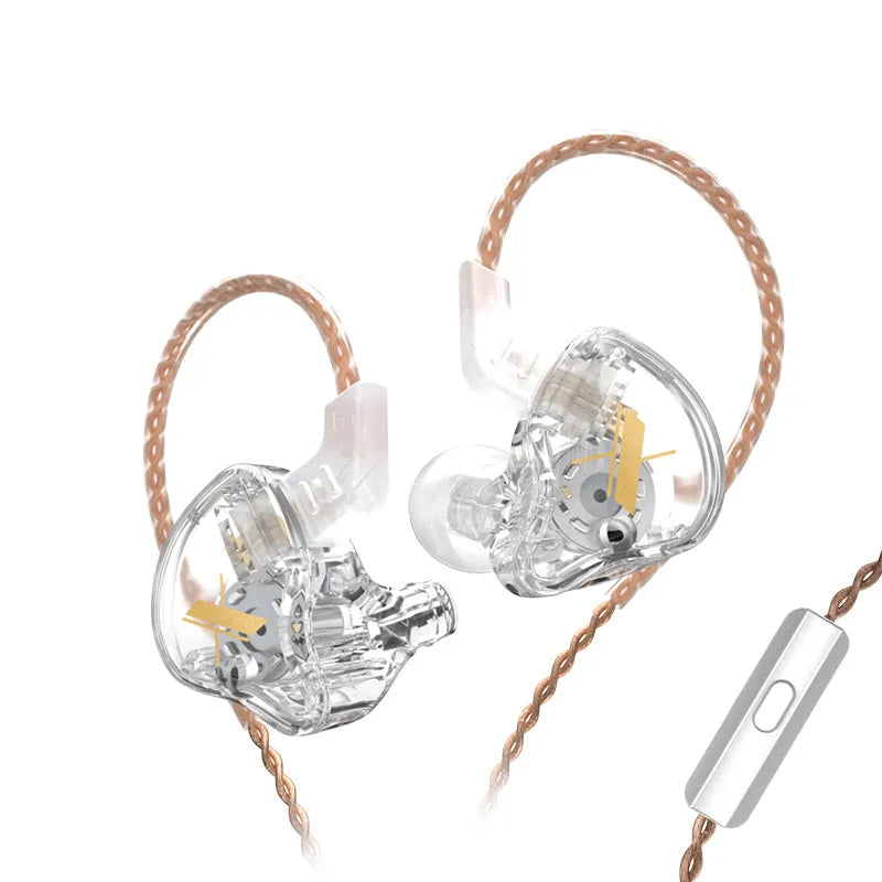 KZ EDX In-Ear Earphones – HiFi Bass Wired IEM, Detachable 2Pin Cable
