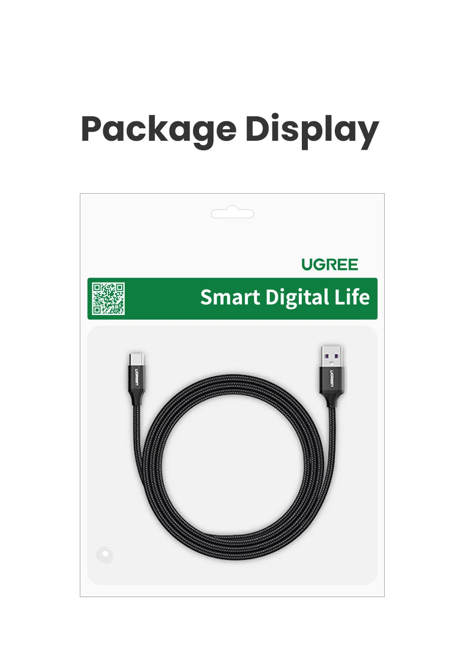 UGREEN USB-C SuperCharge Cable – Quick Charge 3.0