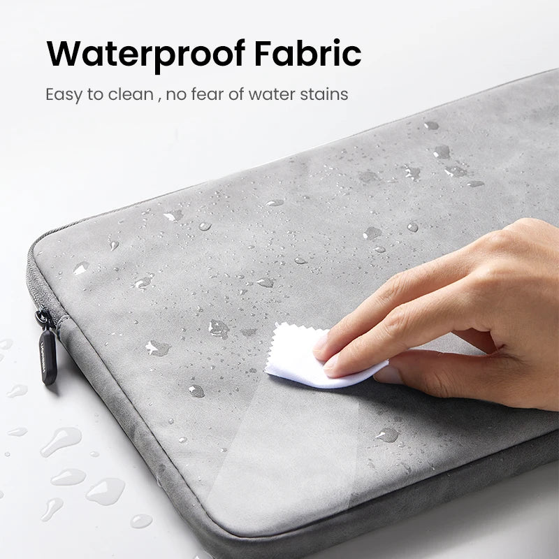 UGREEN Leather Laptop & iPad Sleeve – MacBook Pro/Air 13–14