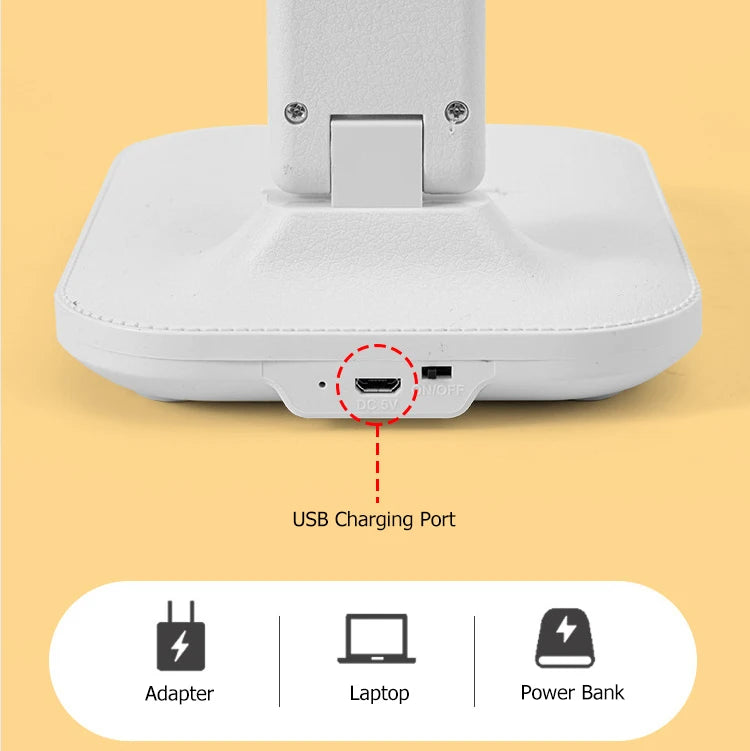 Foldable USB Desk Lamp – Reading & Study Night Light