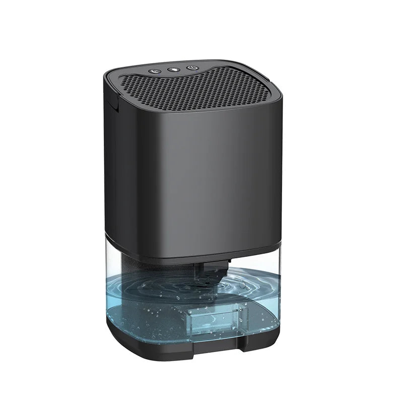 Portable Silent Air Dehumidifier – 1L Compact Moisture Absorber (EU/US Plug)