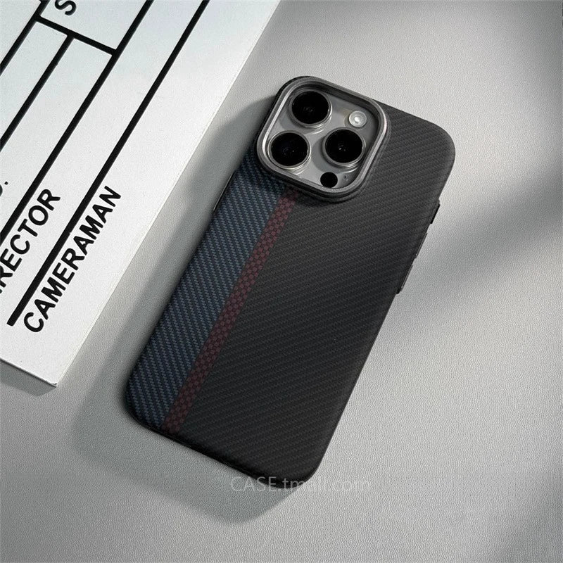 Carbon Fiber MagSafe iPhone Case – Hard Protective Cover