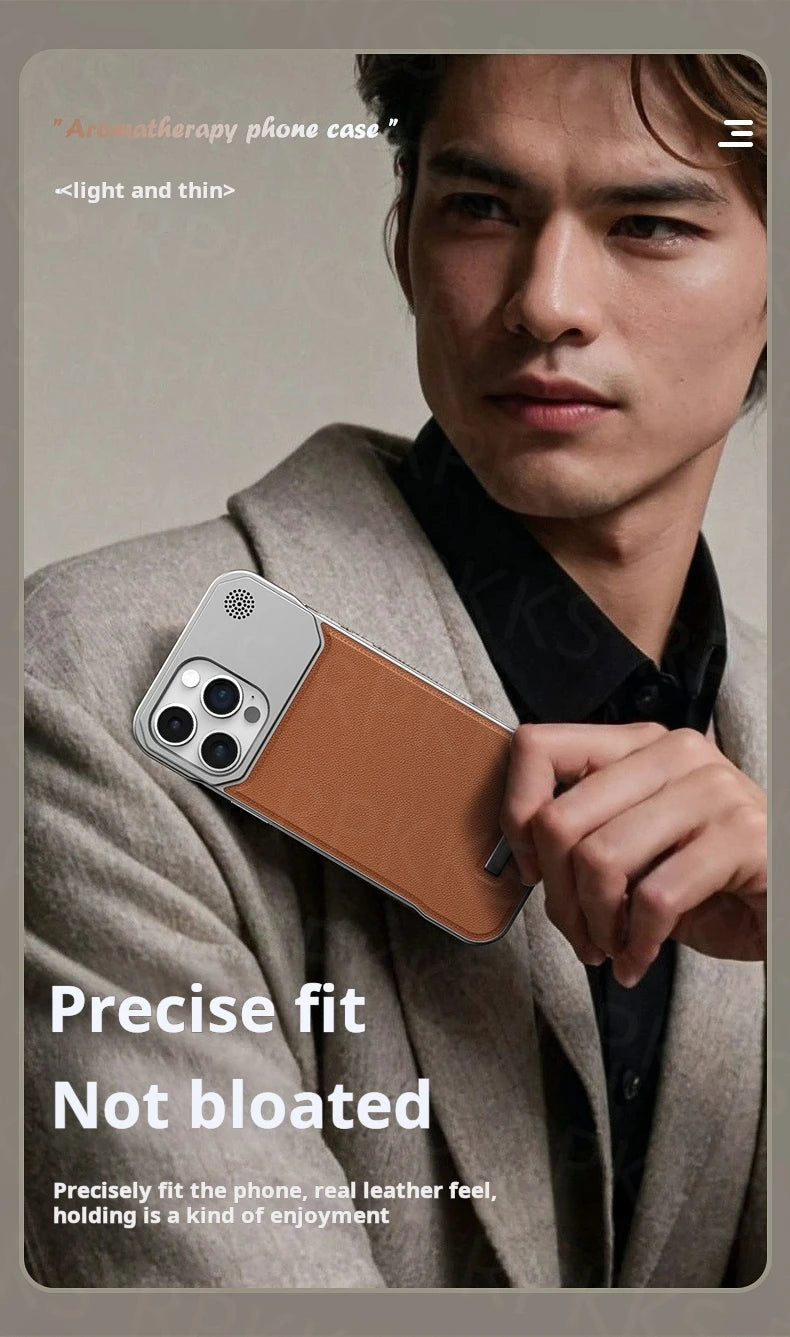 Business Leather iPhone Case – Magsafe Magnetic Armor