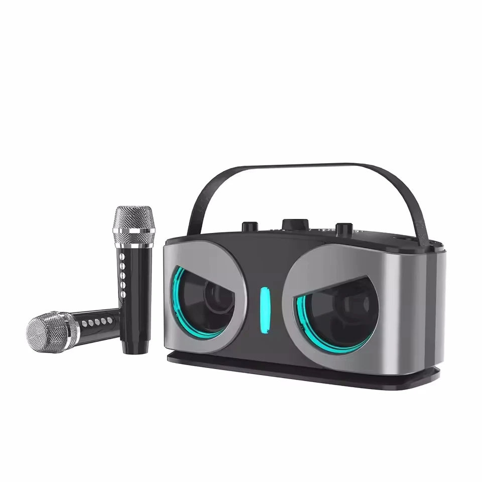 Karaoke Portable Wireless Bluetooth Speaker With Microphone Machine Subwoofer Powerful Sound Box Music Caixa De Som Bocina Audio