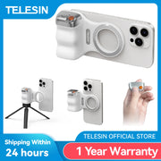 TELESIN Magnetic Camera Hand Grip – Phone Holder with Remote