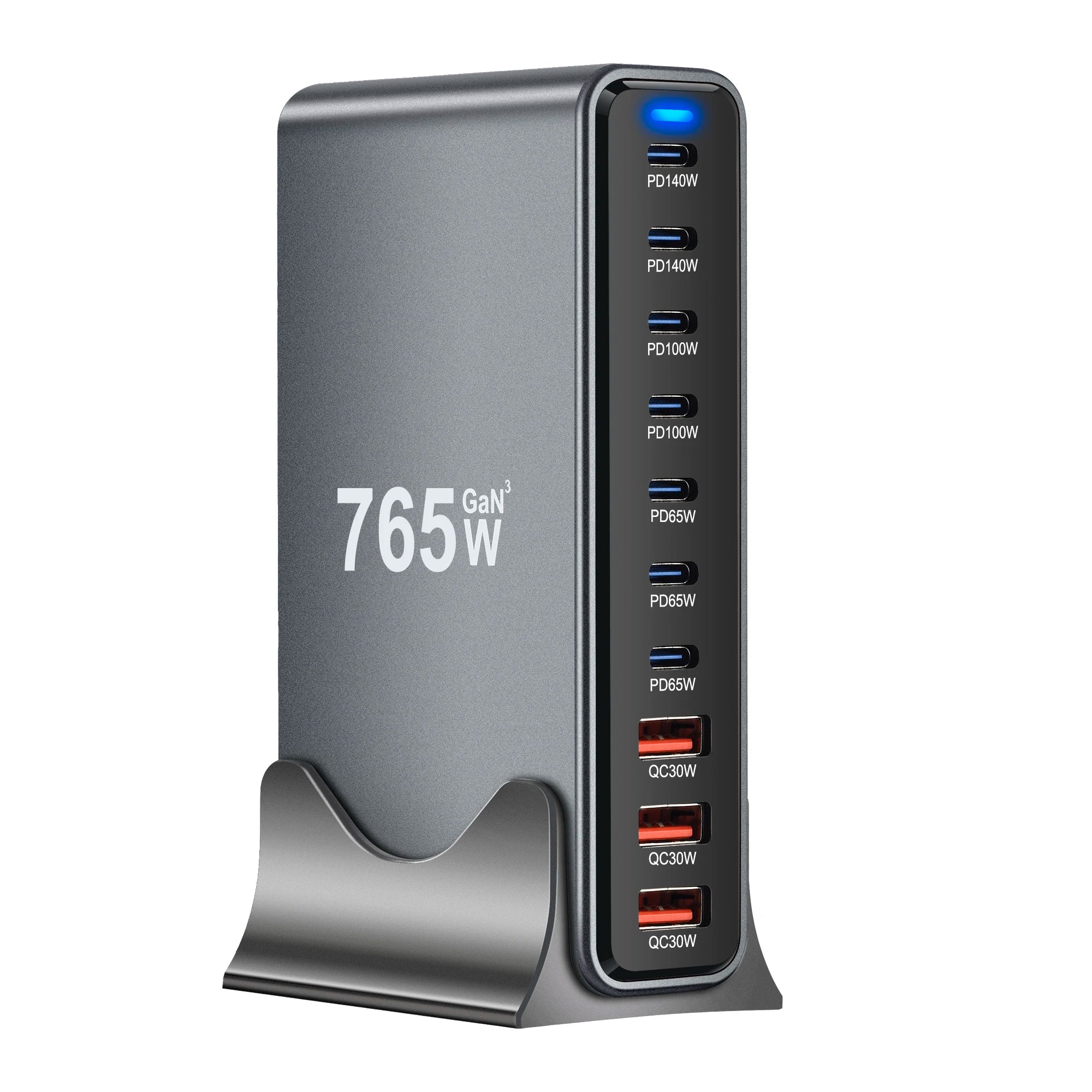 800W GaN Dual USB-C Fast Charger – PD3.1 PPS for Laptop & Multiple Devices