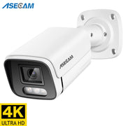 Metal Bullet Security Camera – 4K 8MP, POE, Outdoor Night Vision