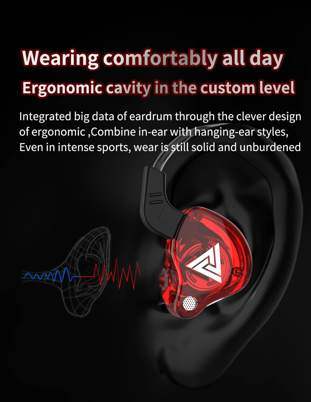 Original QKZ AK6 Earbuds – Stereo Sports Headphones