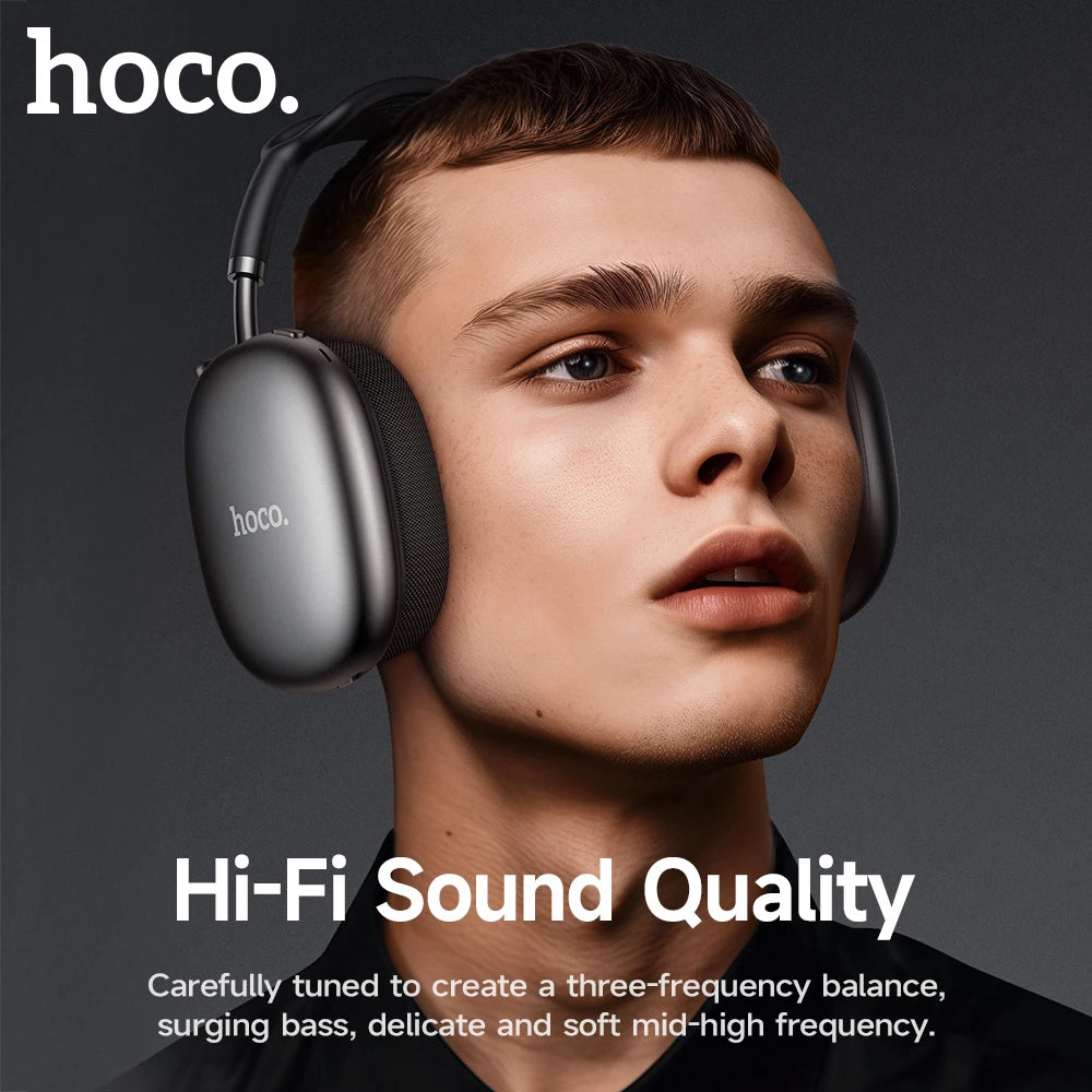 HOCO Over-Ear ANC Headphones – Bluetooth Wireless