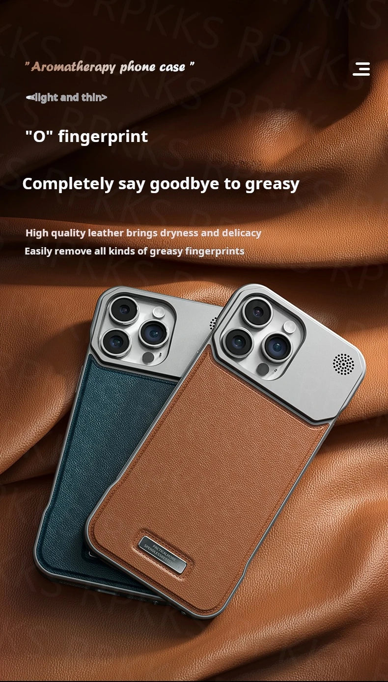 Business Leather iPhone Case – Magsafe Magnetic Armor