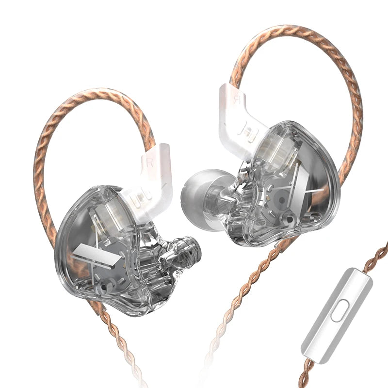 KZ EDX In-Ear Earphones – HiFi Bass Wired IEM, Detachable 2Pin Cable