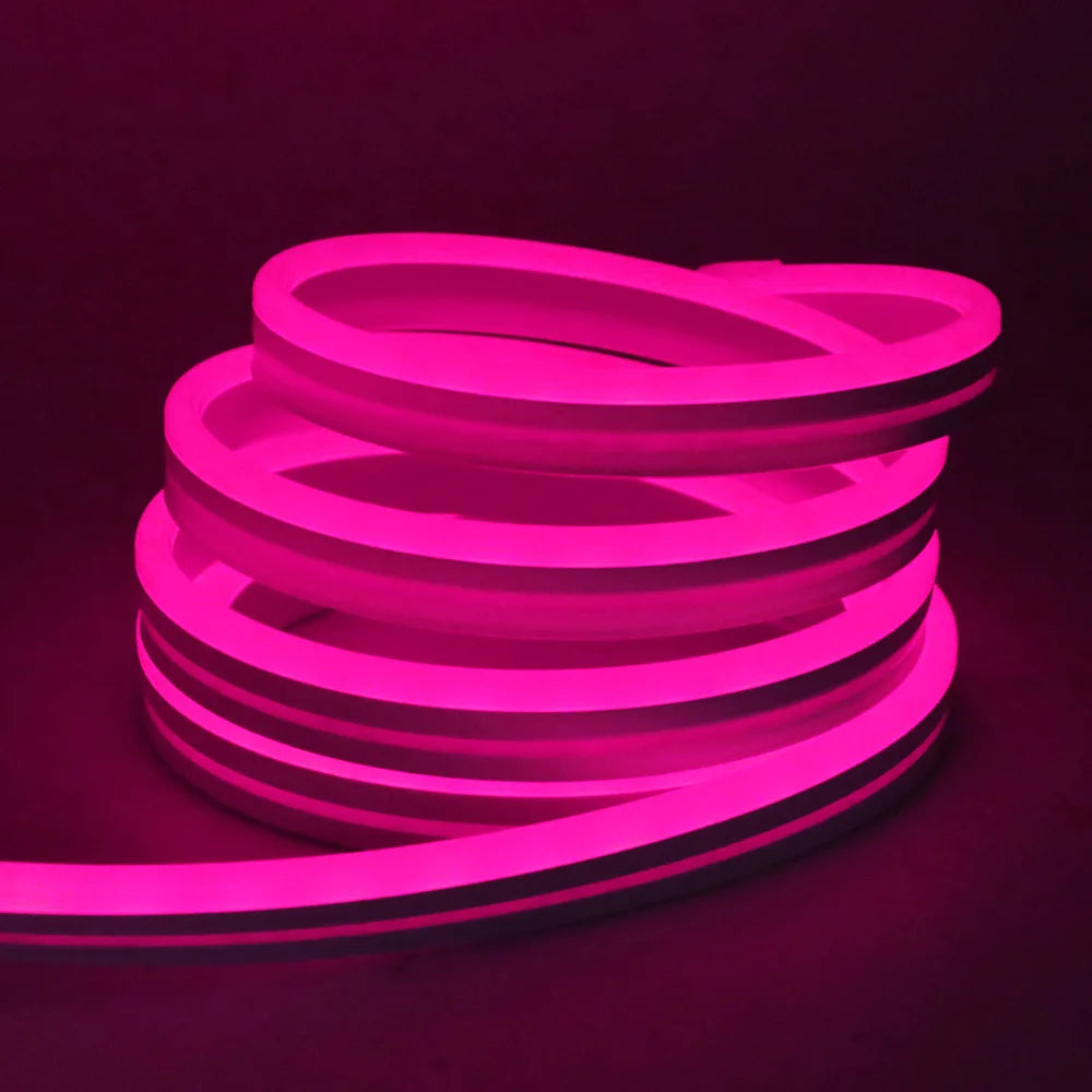 3535 RGB Neon LED Strip Lights 24V 5m 10m 20m 30m Neon Rope Light with Music Sync IP67 Waterproof Light Strip for Home Decor