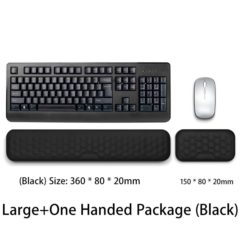 Ergonomic Memory Foam Wrist Rest – Office & Home