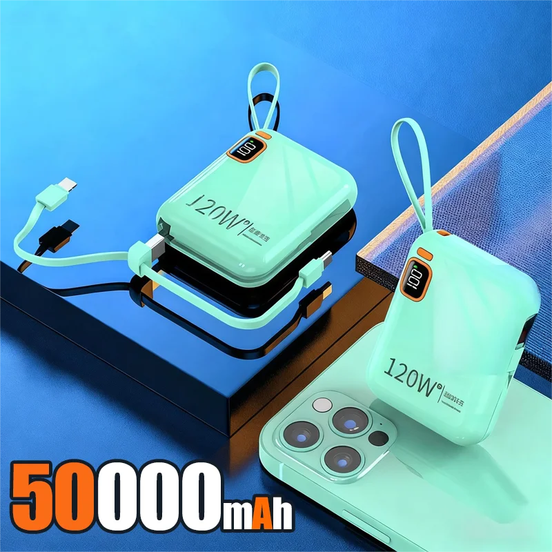 200000mAh 120W Power Bank – Portable USB-C Fast Charging for Phones