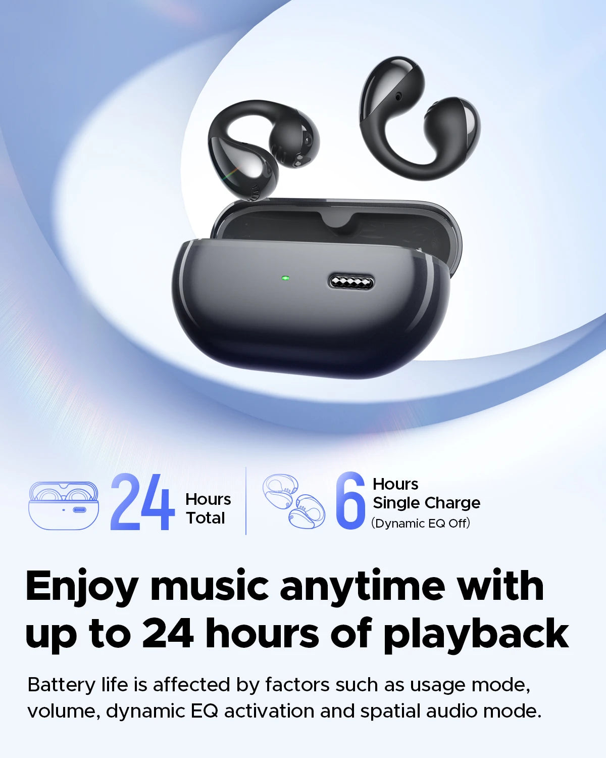 SOUNDPEATS PearlClip Pro Open-Ear Wireless Earbuds – Bluetooth 5.4, AI ENC Calls & IPX5