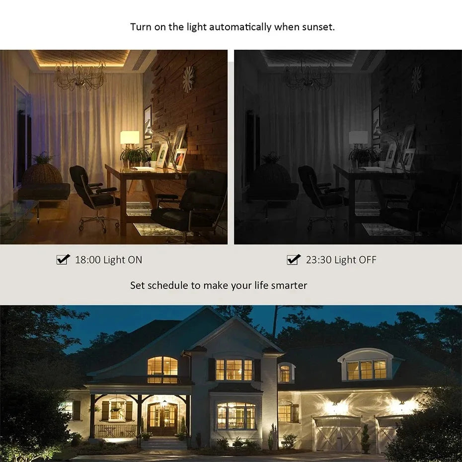 Zigbee Smart Power Strip – 1- 4 AC Outlets & 4 USB Charging Ports