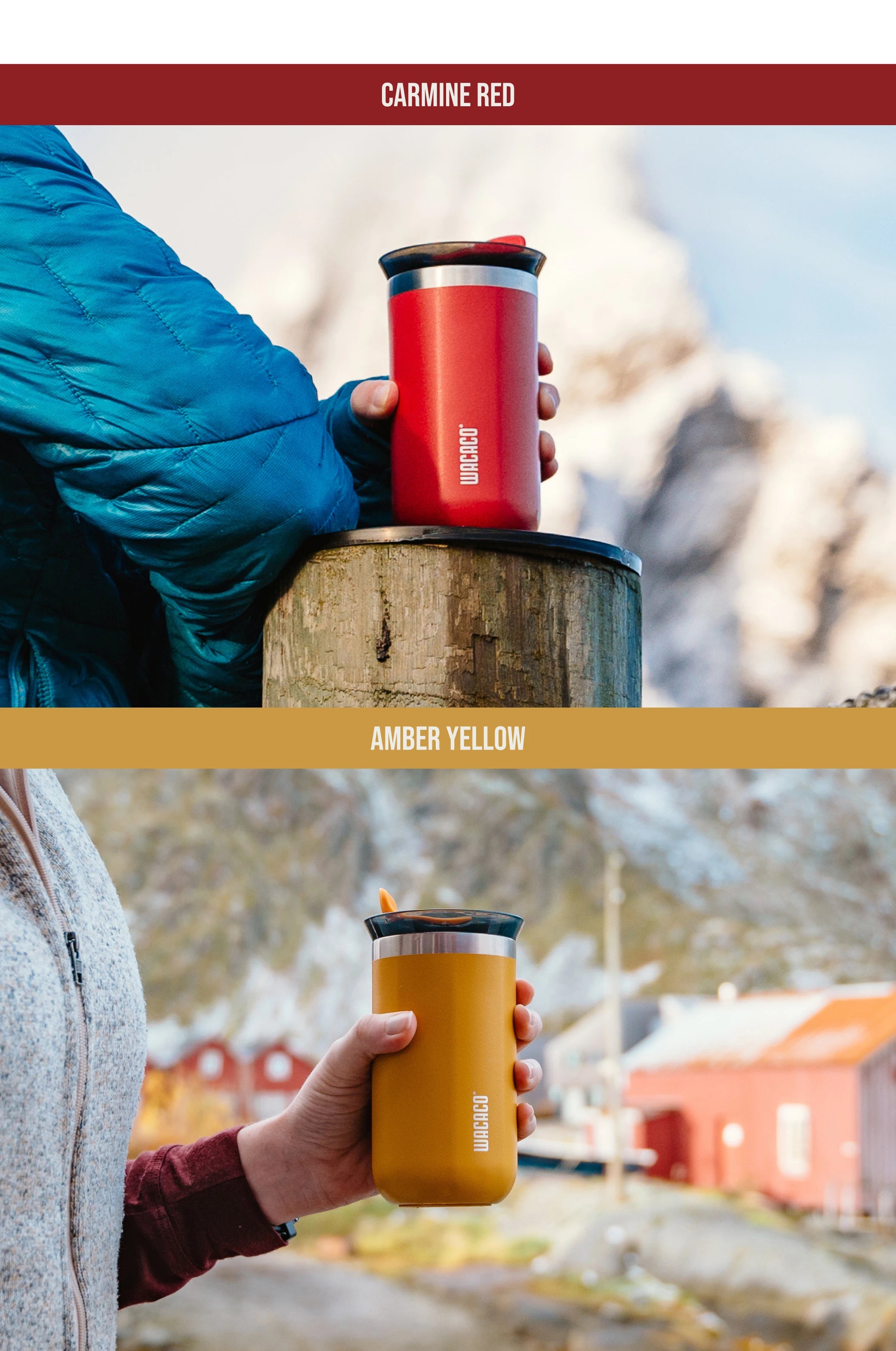 WACACO Octaroma Travel Coffee Mug – Insulated Stainless Steel Tumbler