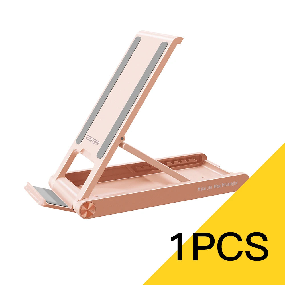 Essager Universal Desktop Mobile Phone Holder Stand For iphone14 13 Pro Max iPad Xiaomi Foldable Desk Bracket Portable Stand New
