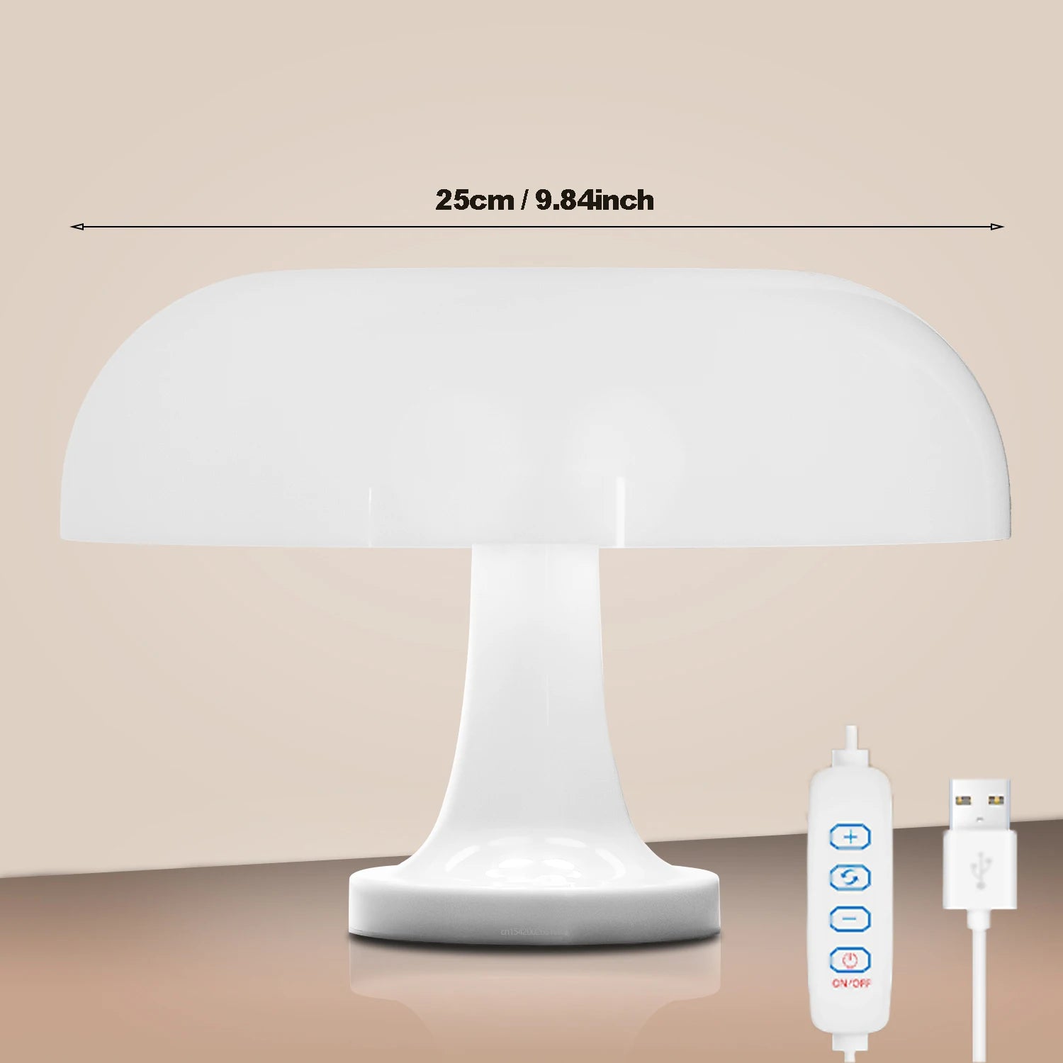 Modern Bauhaus Table Lamp – Classic Mushroom Bedside Lamp