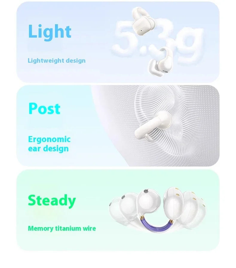 UGREEN HiTune S3 TWS Bluetooth Earphones – Hifi Sound, Noise Reduction, Open-Ear